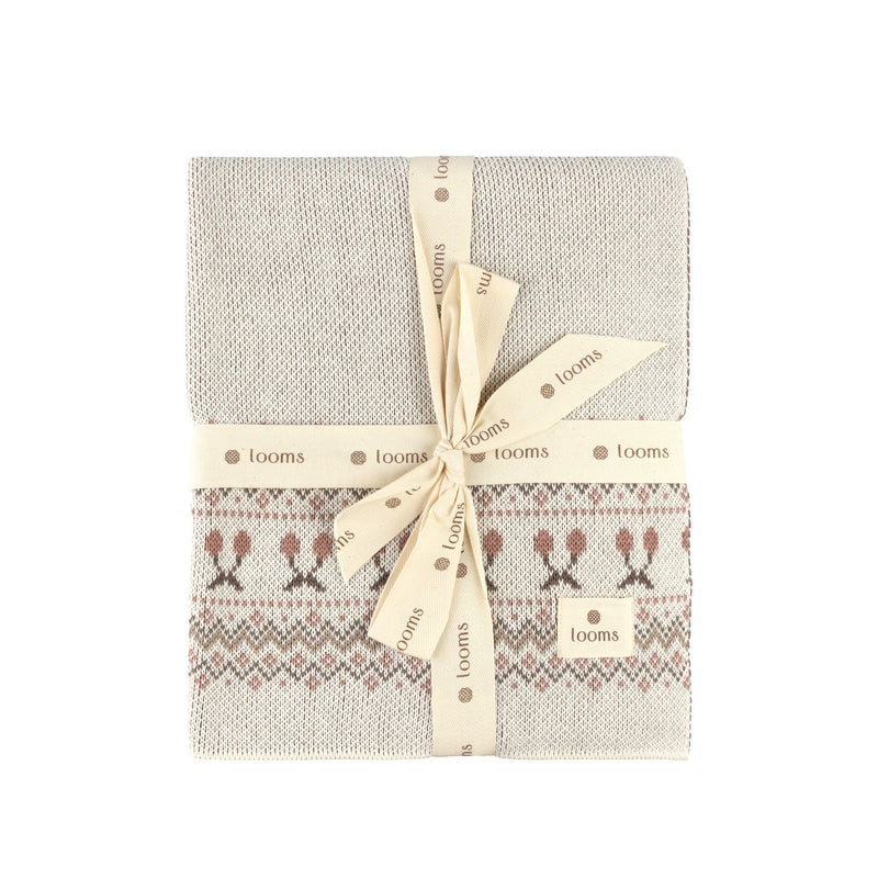 Fair Isle Blanket - Ivory