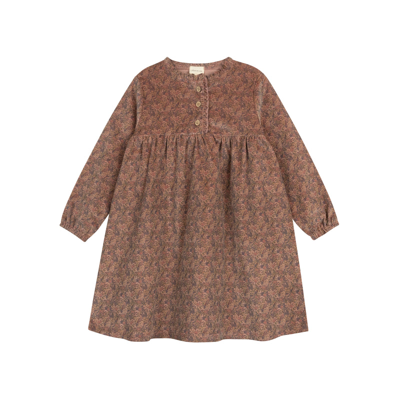 Liberty/Berry Corduroy Dress - Pink Print