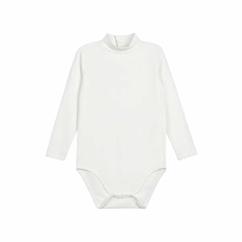 Mockneck Bodysuit- Ivory