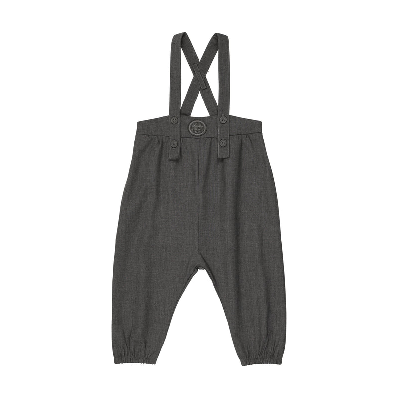 Pre-Order Boys Long Romper - Mid Grey