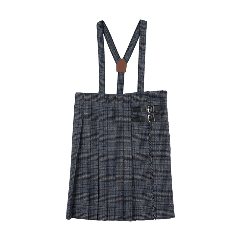 Pre-Order Multi Plaid Kilt Suspender Skirt