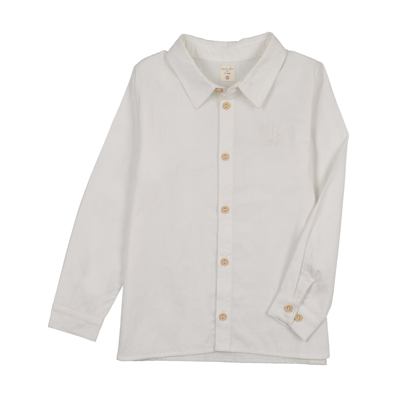 Pre-Order Boys Logo Shirt - Cream