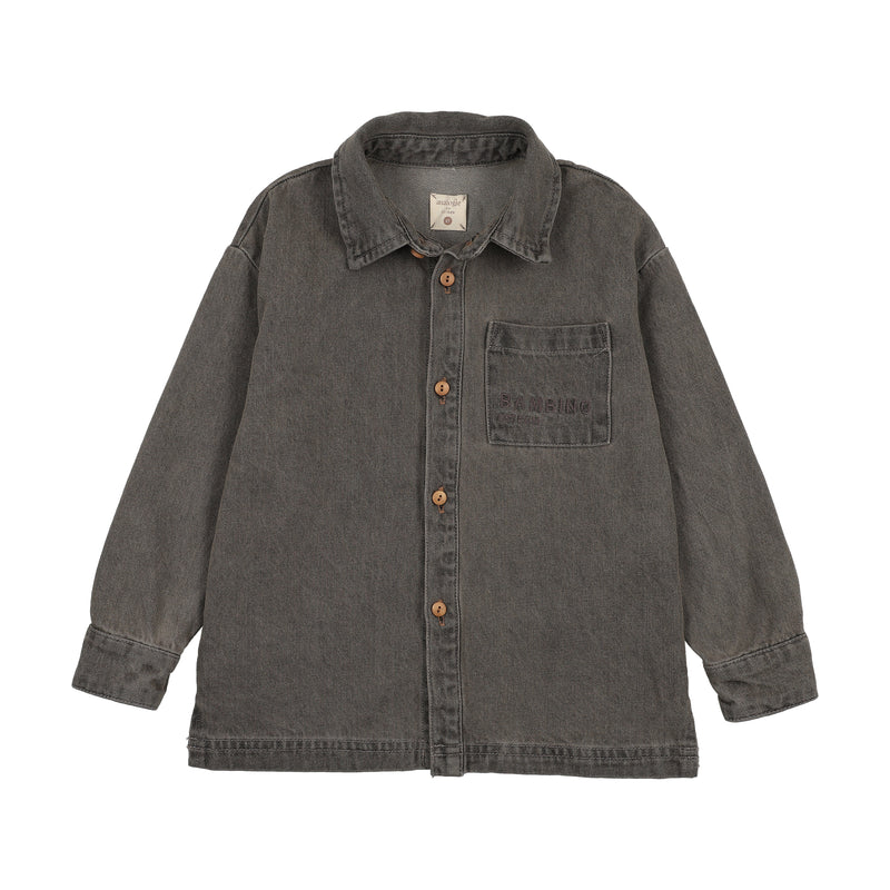 Denim Day Boys Shirt - Grey wash