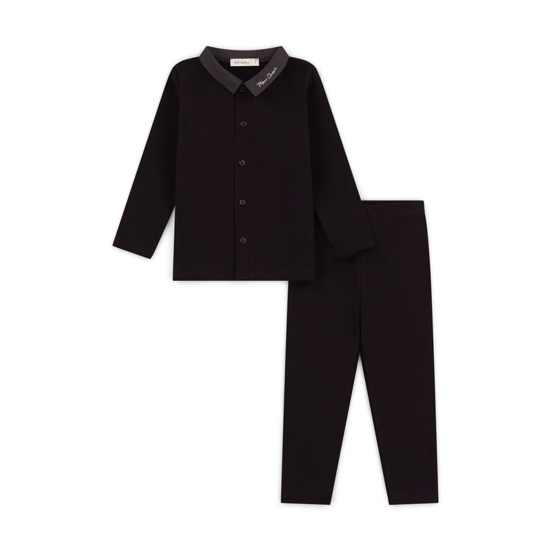 Pre-Order Velour Loungewear Set - Eggplant