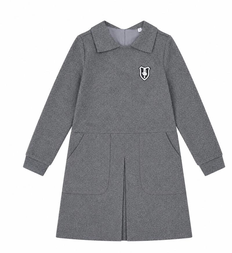 Grey Emblem Dress