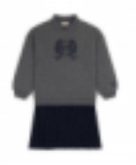 The Prep Edit Pleated Dress - Grey
