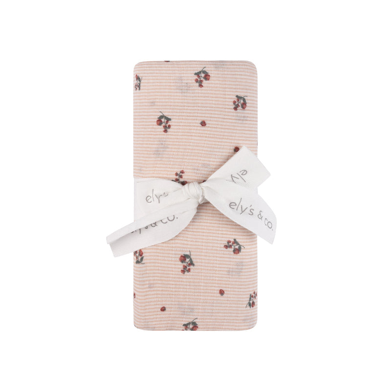 Liberty/Berry Pack Muslin Swaddle - Blue