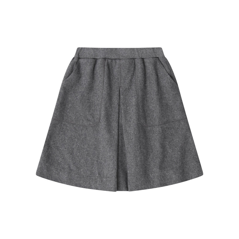 Grey Emblem Skirt