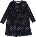 Vintage Floral Dress-Navy - 3T