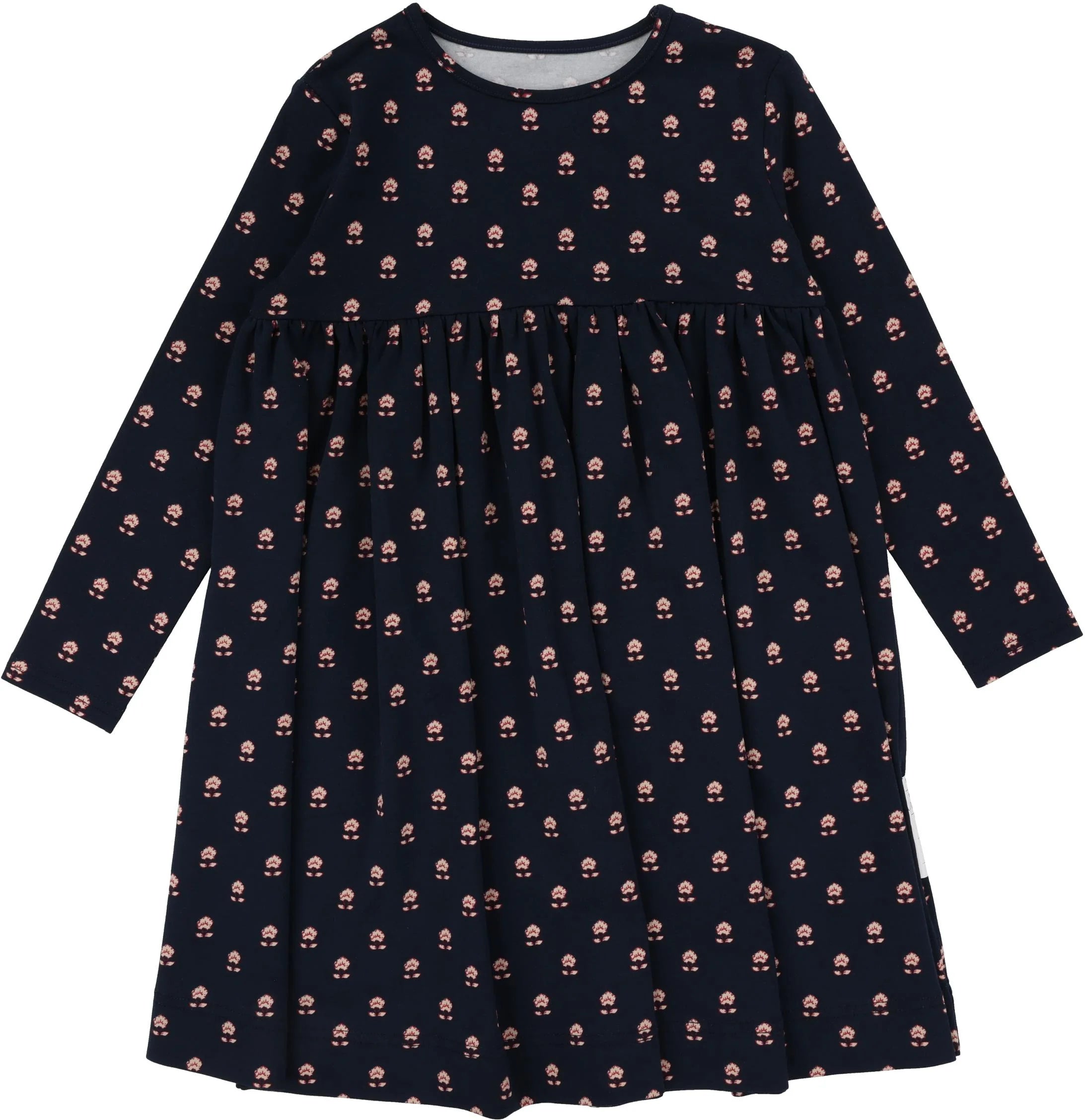 Vintage Floral Dress-Navy - 3T