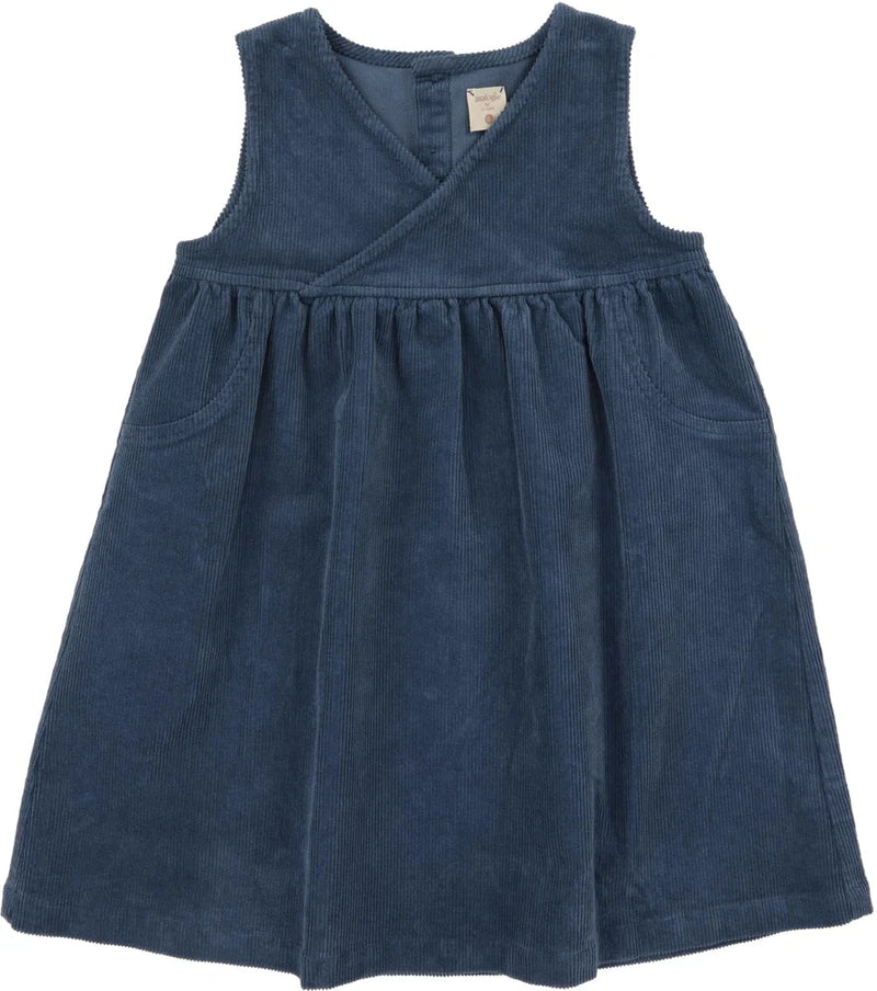 Corduroy Jumper-Off Blue - 3T
