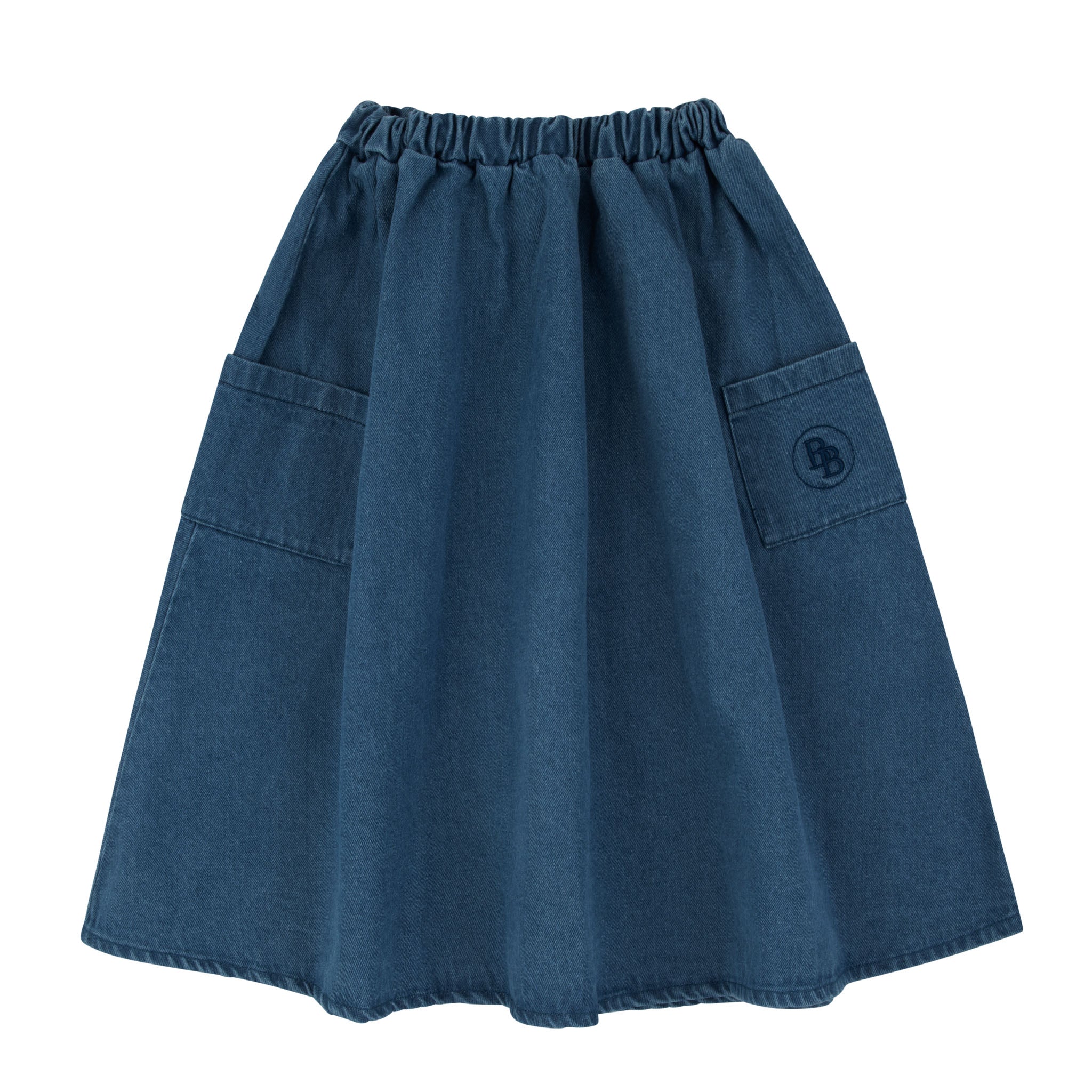 Flaired Skirt - Blue Denim