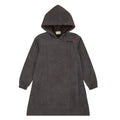 Acid Wash Dress - Smokey Brown