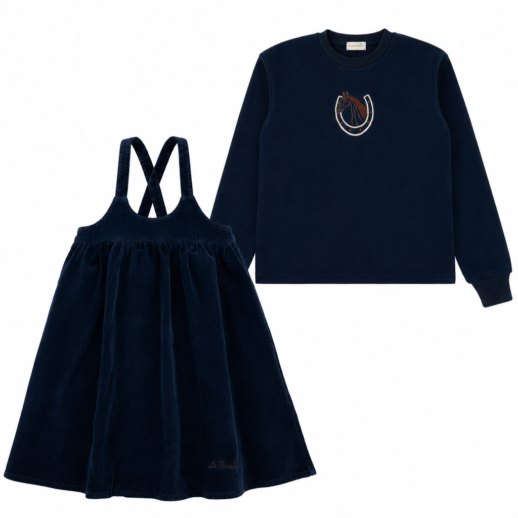 Pre-Order The Gallop Jumper & Top - Navy
