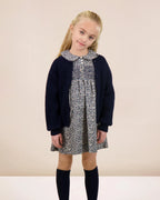 Daisy Floral Dress Dusty Blue - 3T