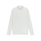 Fair Isle Embroidered Mockneck - Ivory Mauve