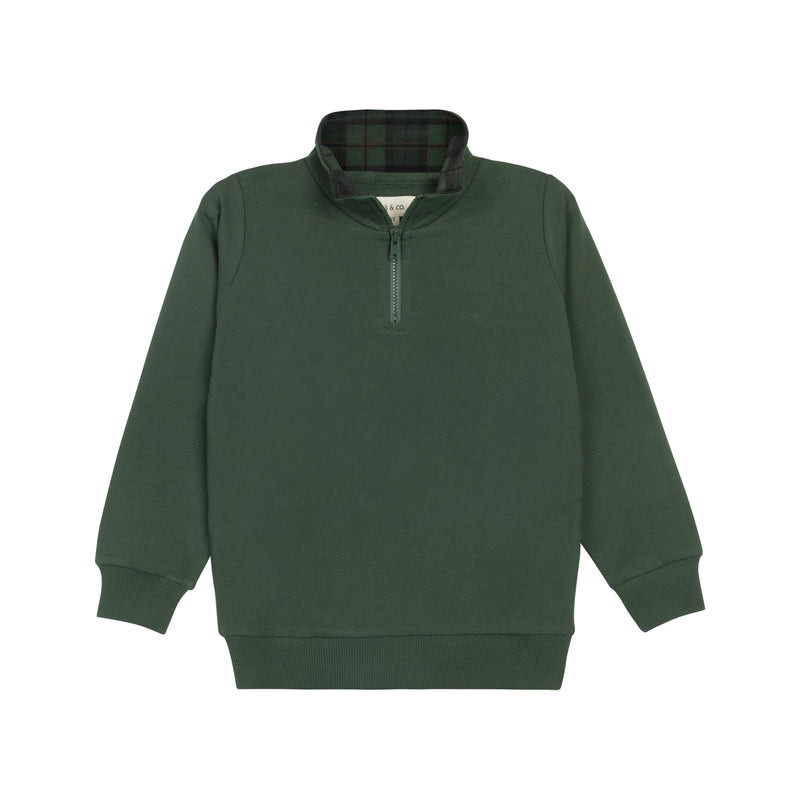 French Terry Scottish Polo - Green