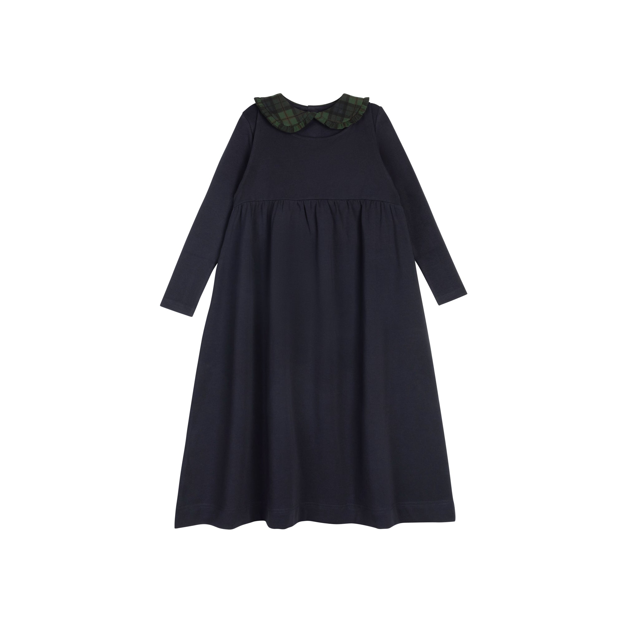 French Terry Scottish Collar Tee - Blue