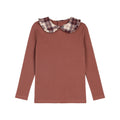French Terry Scottish Collar Tee - Pink