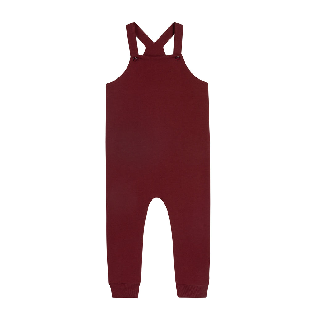 French Terry Scottish Collar Bodysuit & Overall - Pink