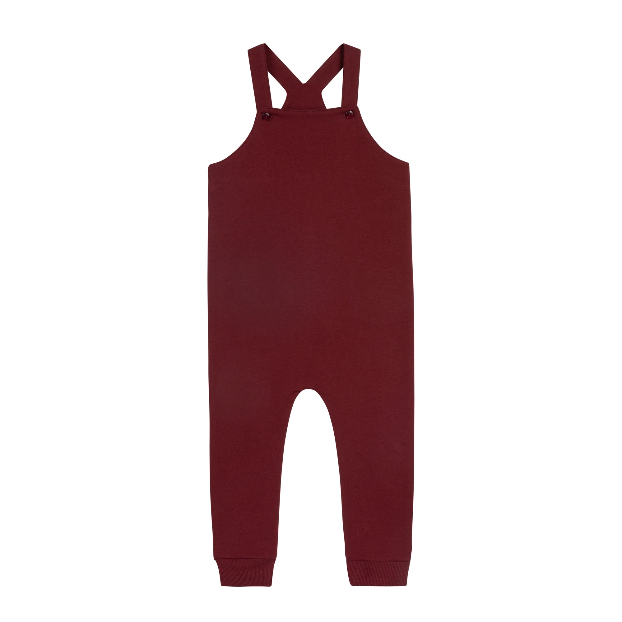 French Terry Scottish Collar Bodysuit & Overall - Pink