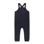 French Terry Scottish Mockneck Bodysuit & Overall - Blue