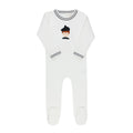 French Terry Scottish Footie - Ivory Boy