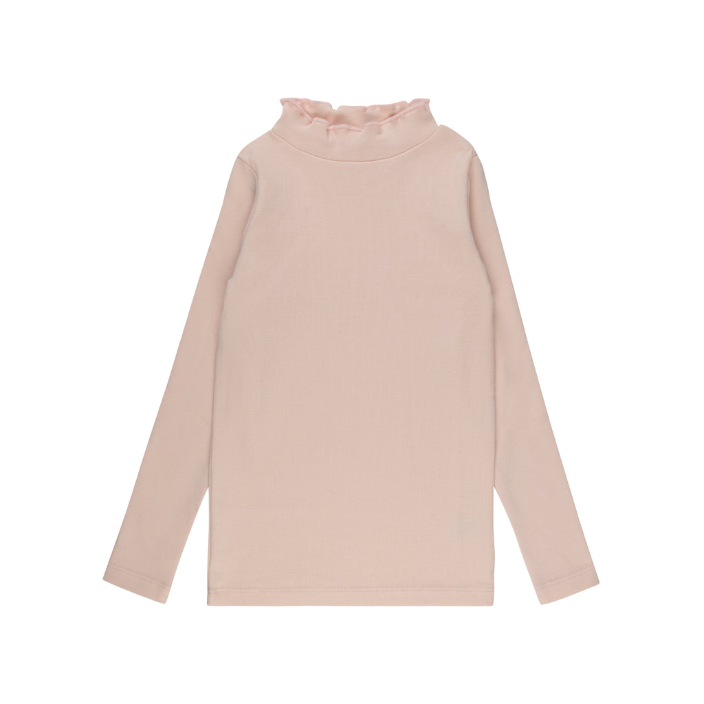 Liberty/Berry mockneck Tee - Solid Pink