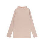 Liberty/Berry mockneck Tee - Solid Pink