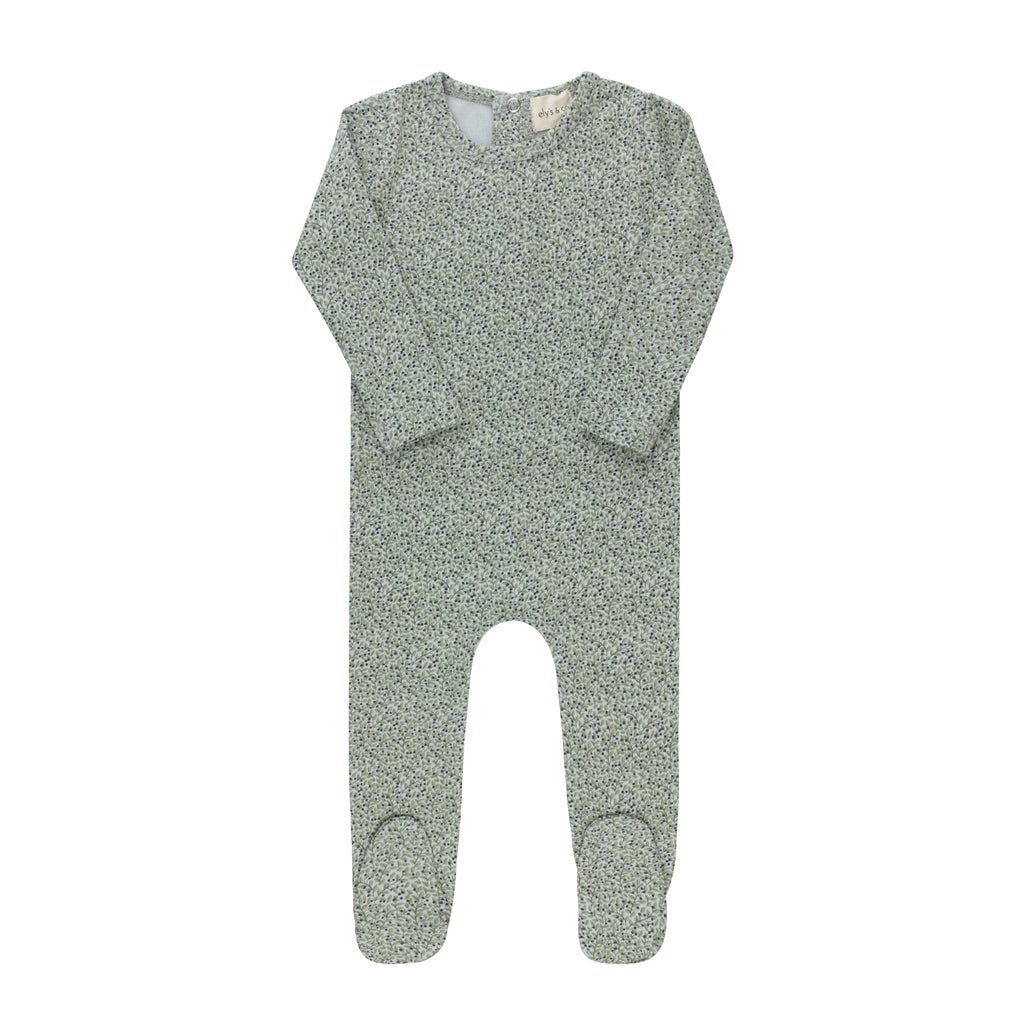 Liberty/Berry Footie - Blue Print