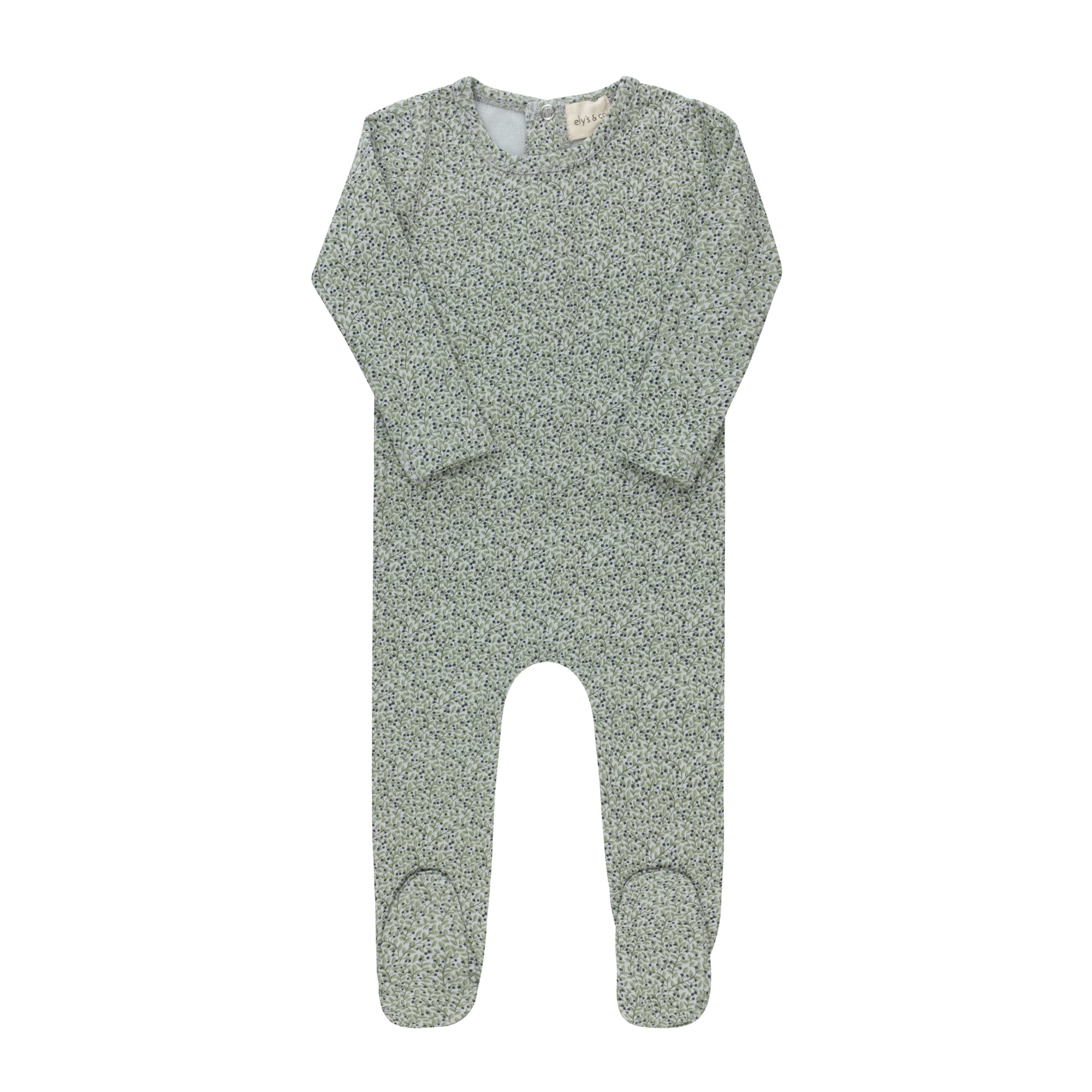 Liberty/Berry Footie - Blue Print