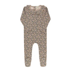 Liberty/Berry Footie - Pink Print
