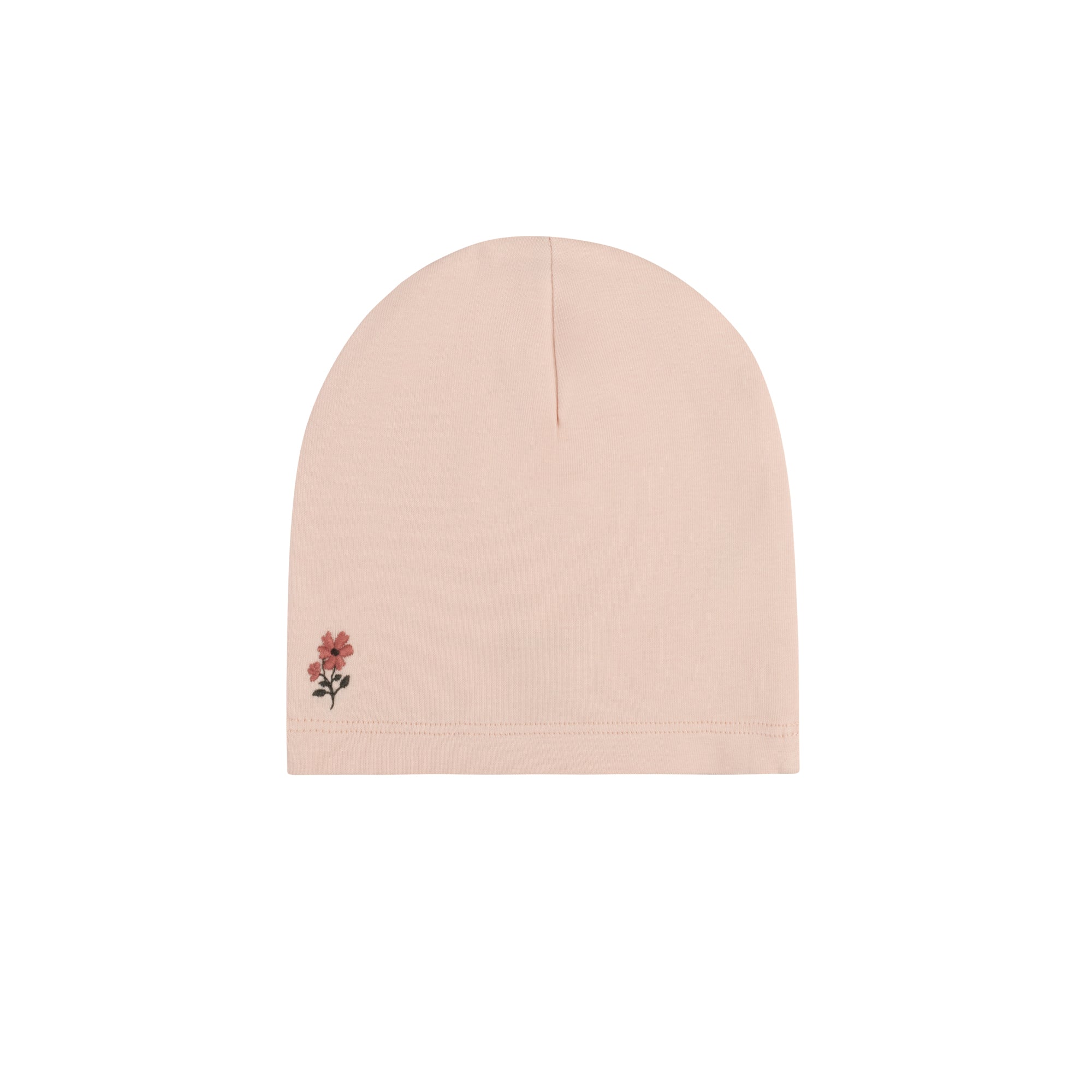 Floral Dot Footie & Beanie - Pink Girl