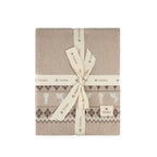 Fair Isle Blanket - Tan