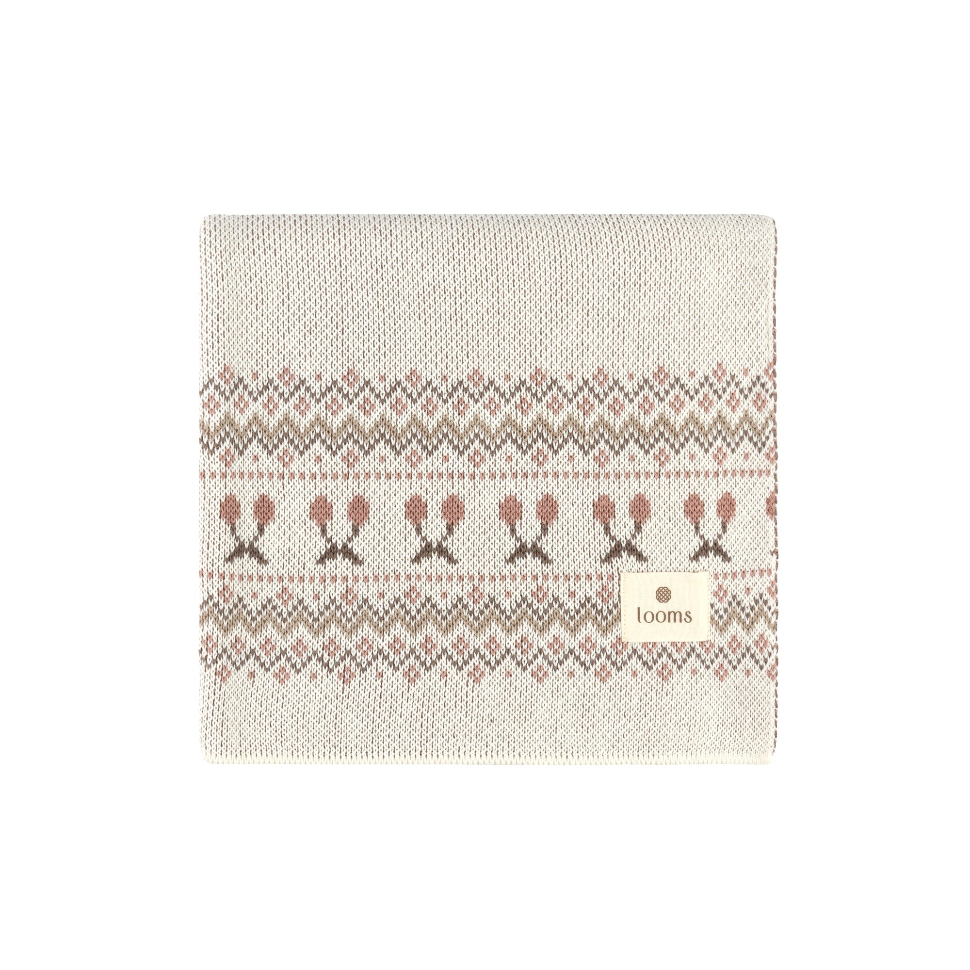Fair Isle Blanket - Ivory