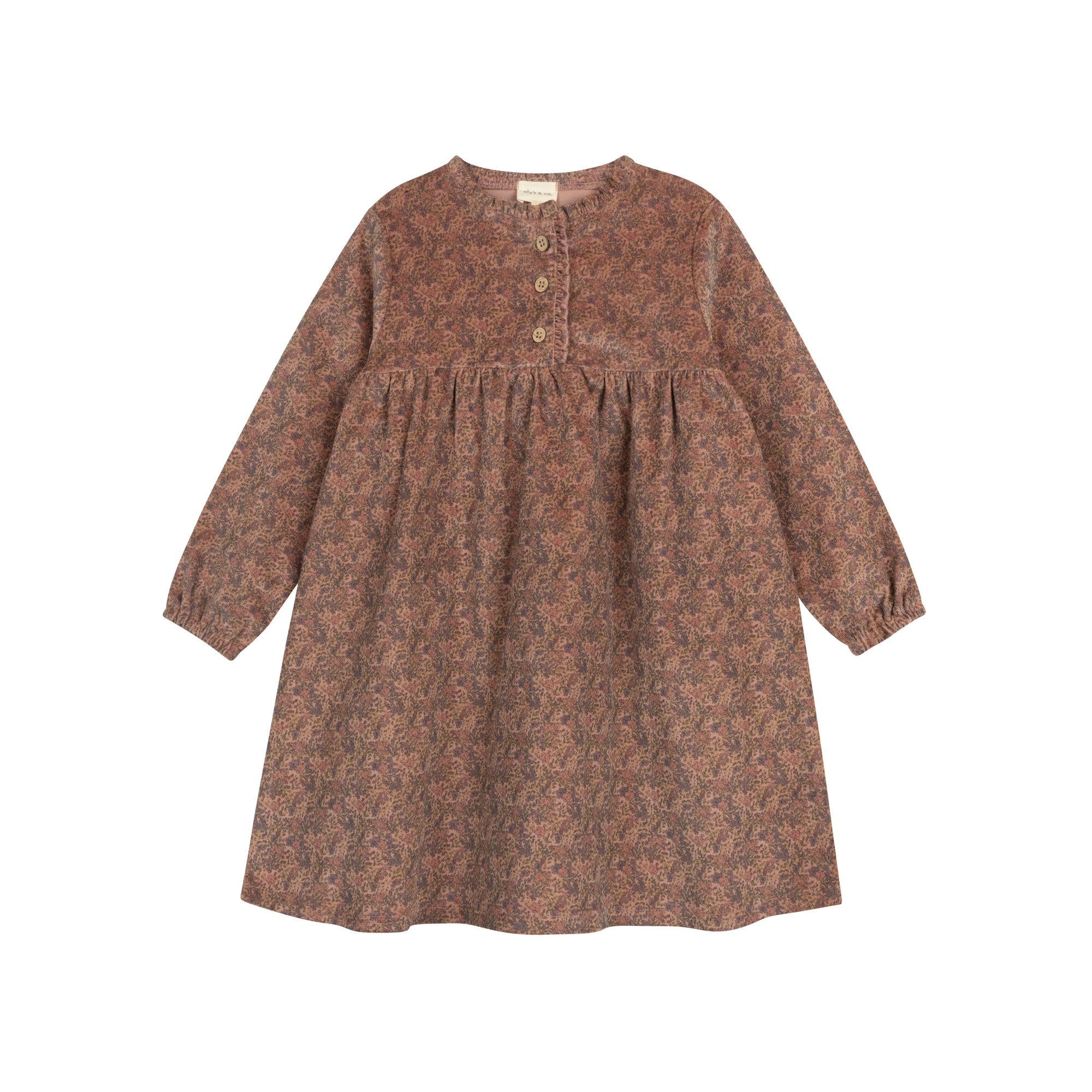 Liberty/Berry Corduroy Dress - Pink Print