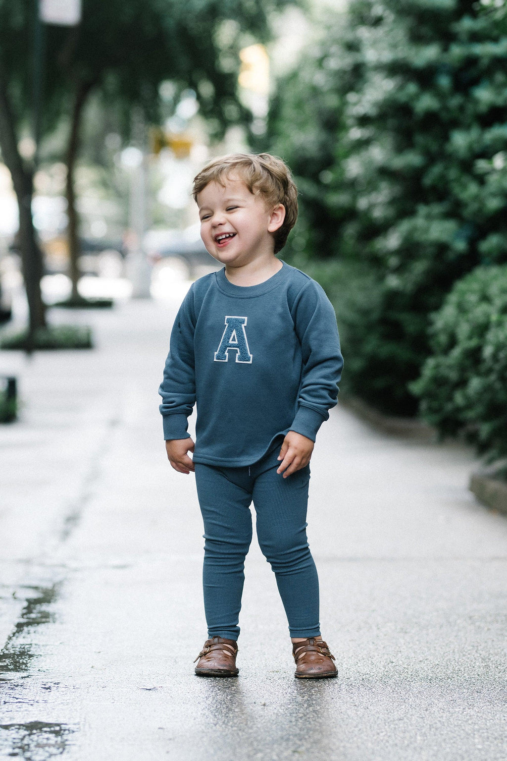 Sherpa Varsity Set-Off Blue - 24M