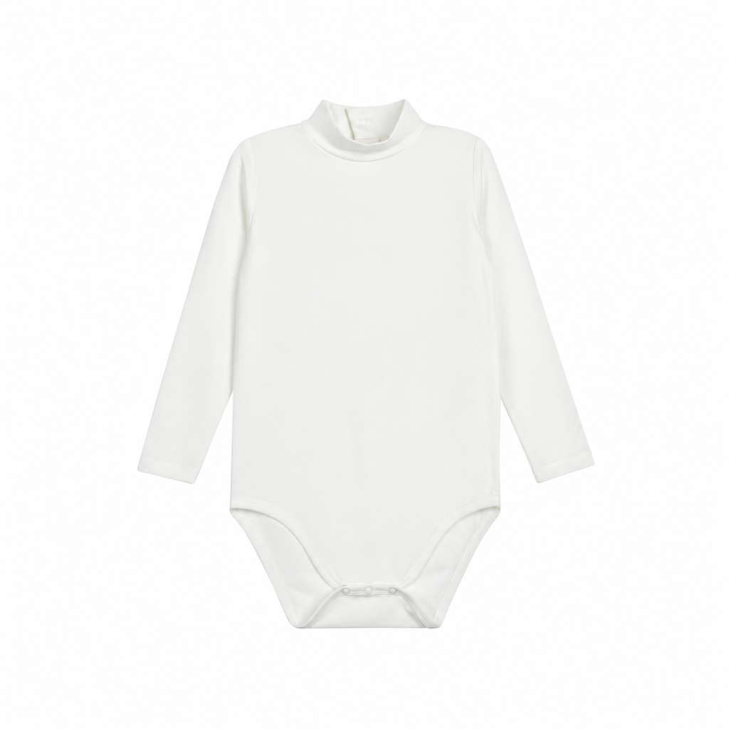 Mockneck Bodysuit- Ivory