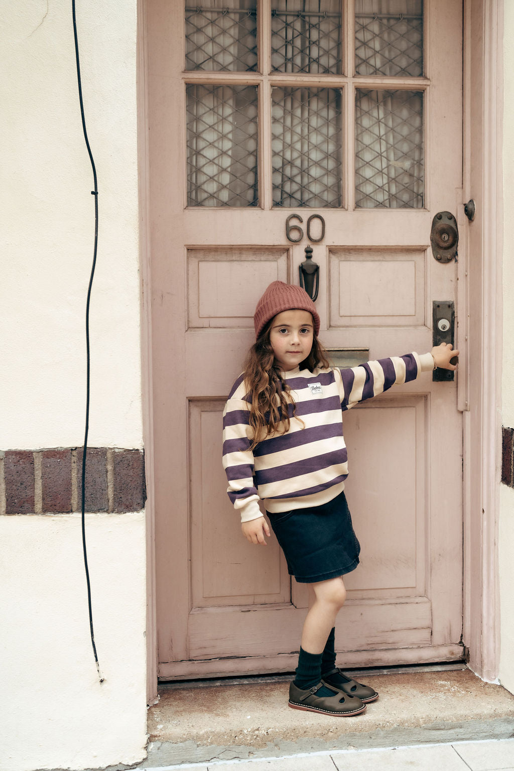 Striped Top - Purple