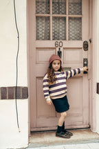 Striped Top - Purple