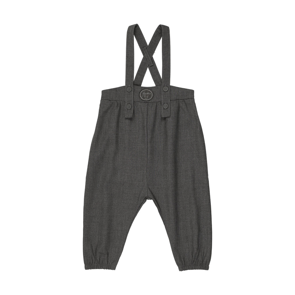 Pre-Order Boys Long Romper - Mid Grey