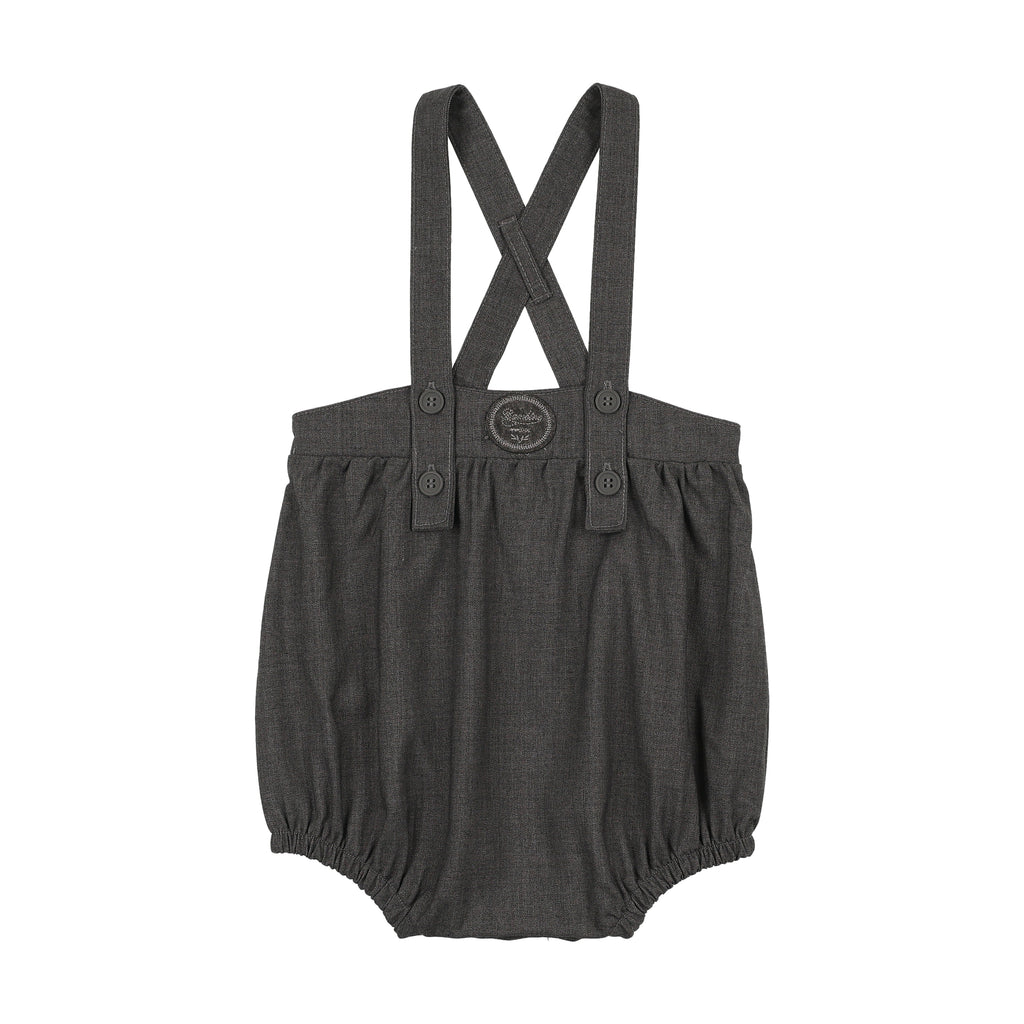 Pre-Order Boys Romper - Mid Grey