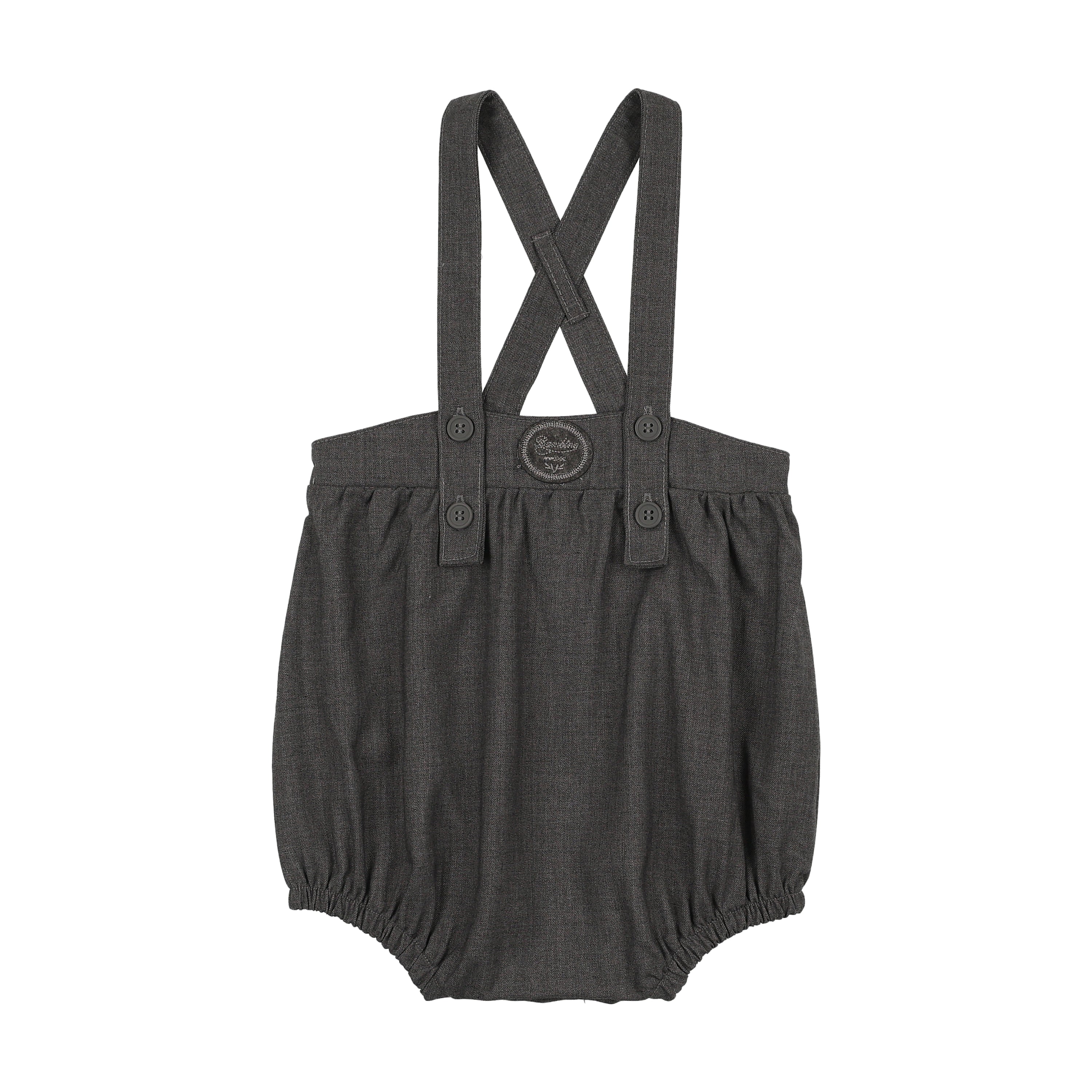 Pre-Order Boys Romper - Mid Grey