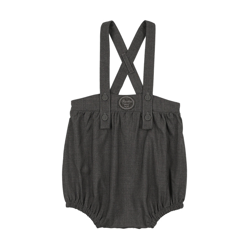 Pre-Order Boys Romper - Mid Grey