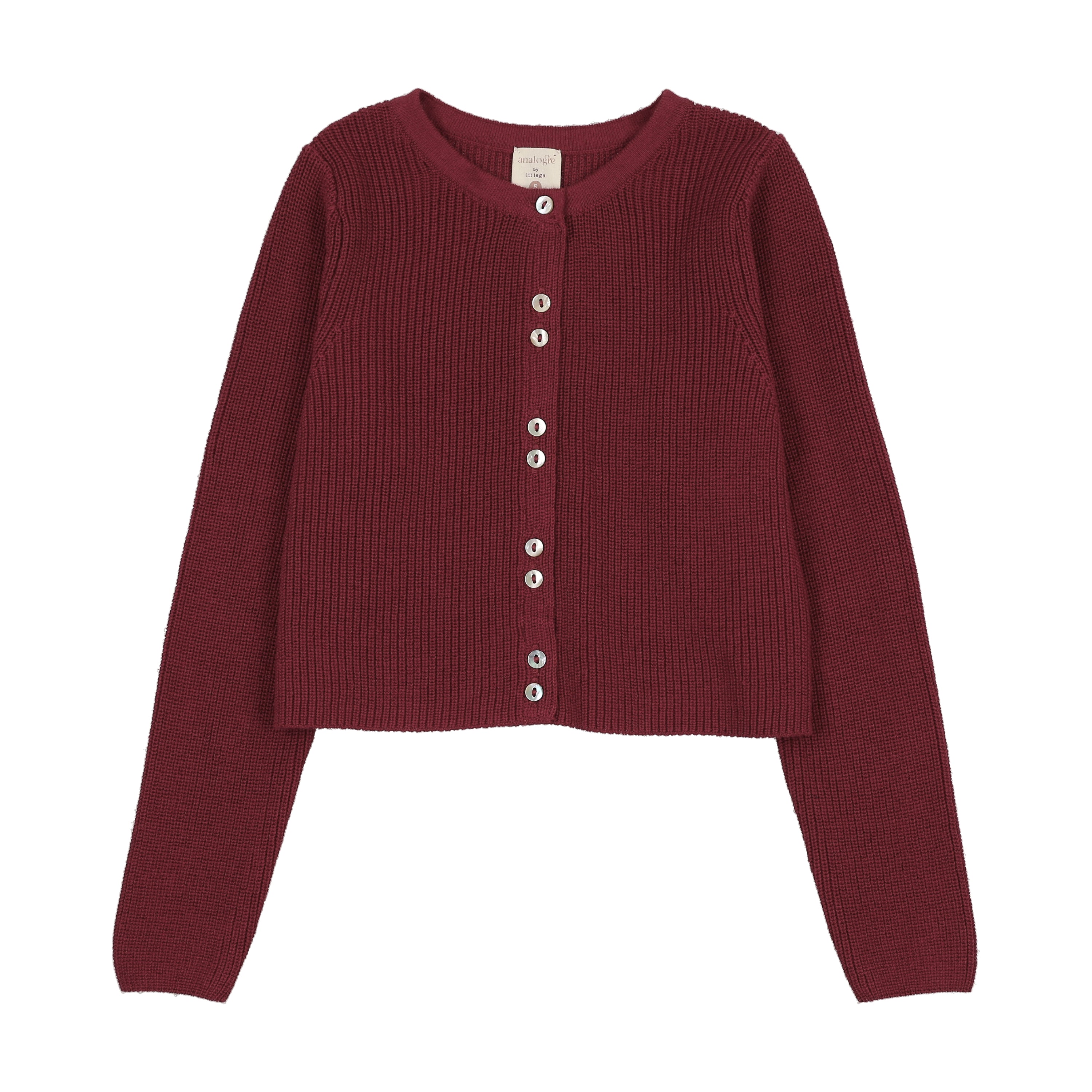 Pre-Order Fine Knit Cardigan - Deep Red
