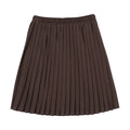 Pre-Order Knife Pleated Skirt - Chocolate Brown