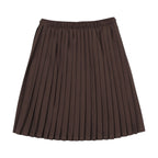 Pre-Order Knife Pleated Skirt - Chocolate Brown