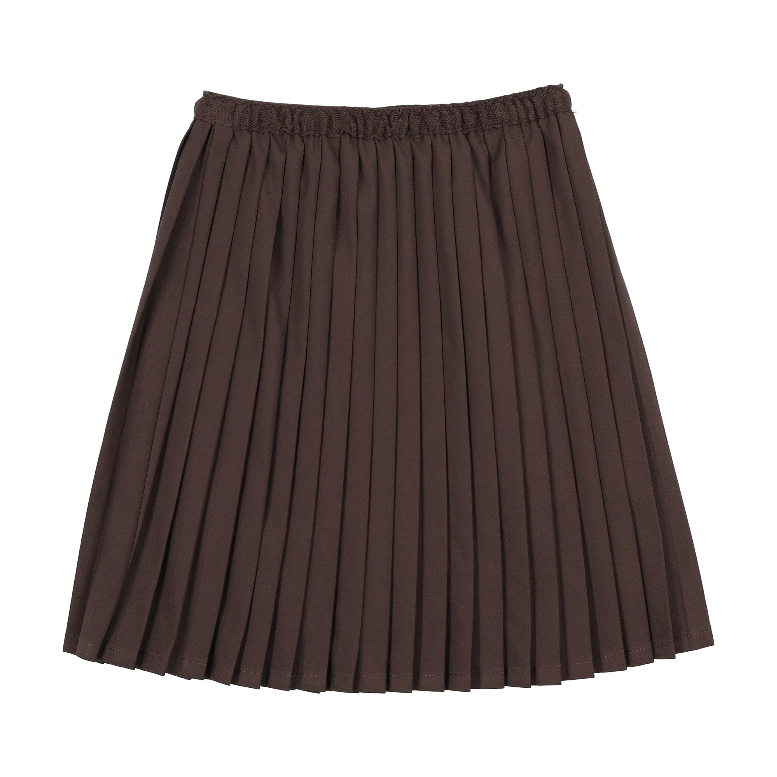 Pre-Order Knife Pleated Skirt - Chocolate Brown