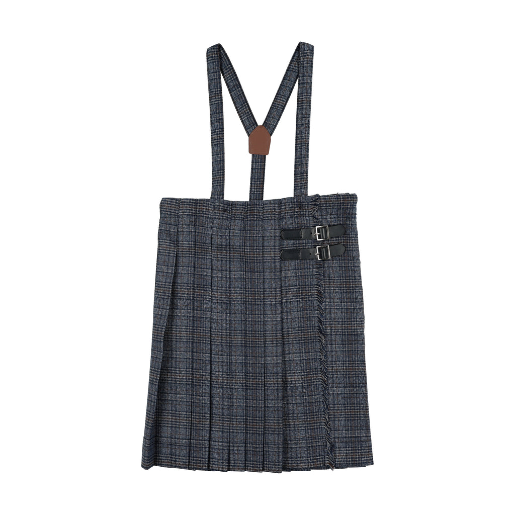 Pre-Order Multi Plaid Kilt Suspender Skirt