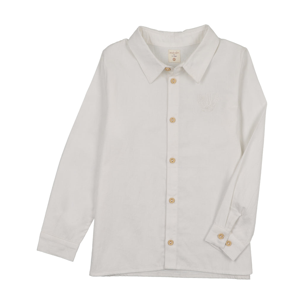 Pre-Order Boys Logo Shirt - Cream